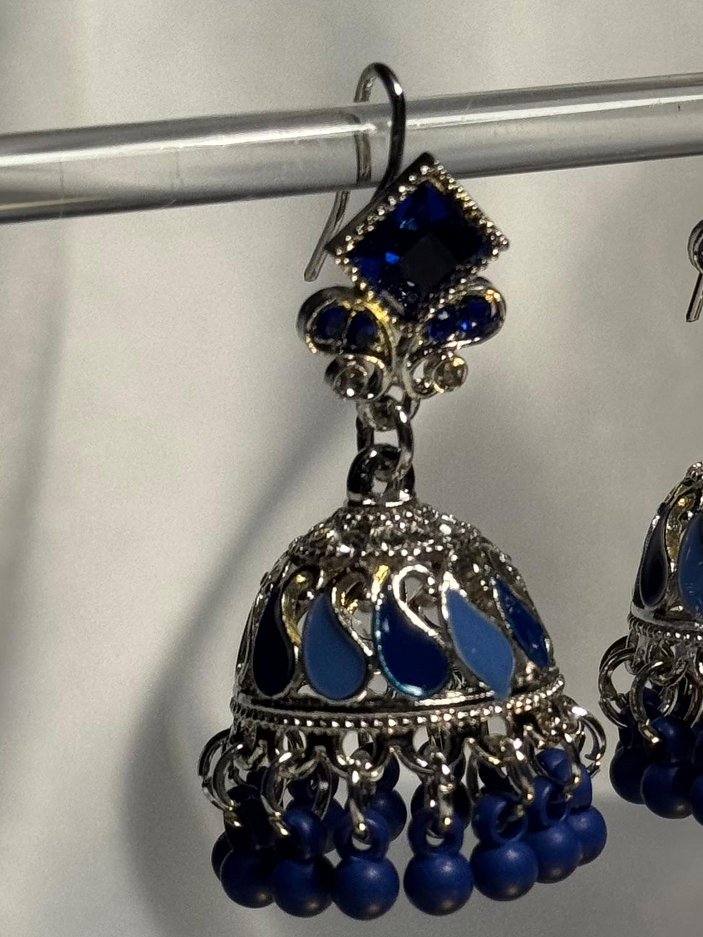 Chakor silver booti Rang-e-desi blue