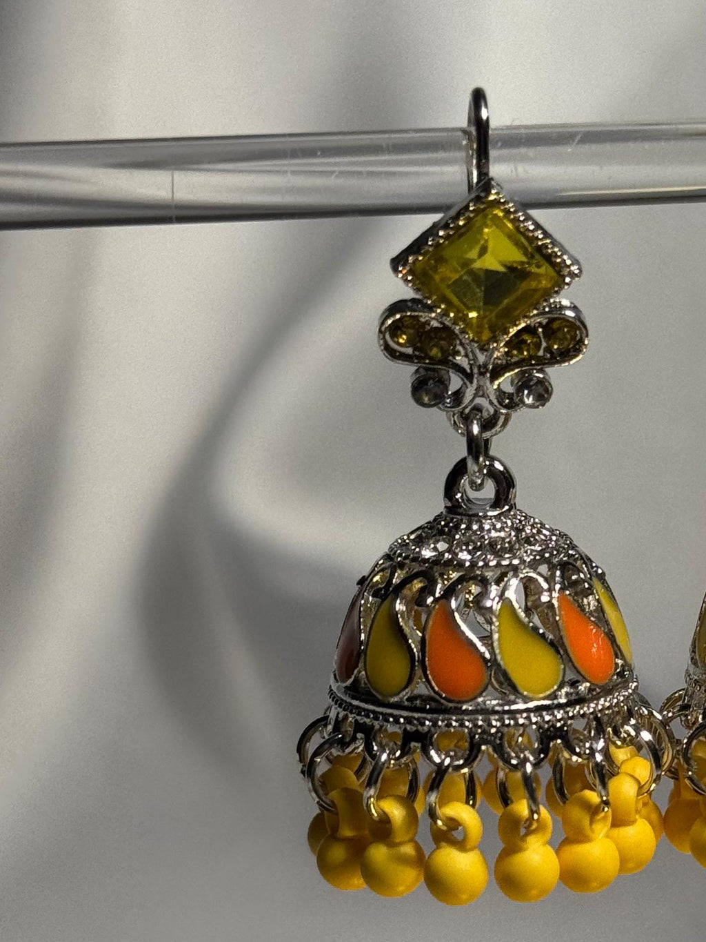Chakor silver booti Rang-e-desi yellow