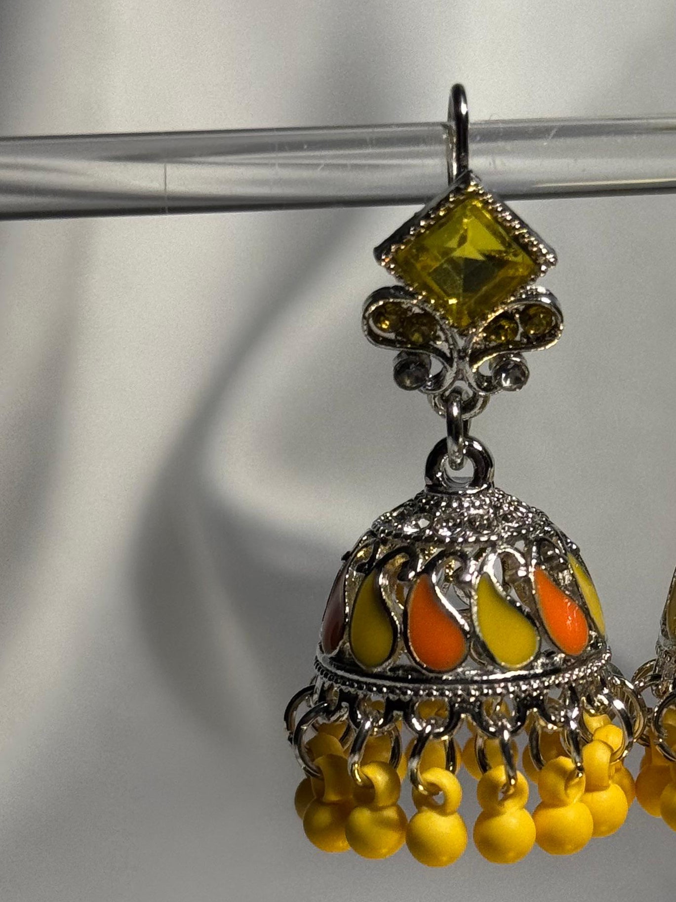 Chakor silver booti Rang-e-desi yellow