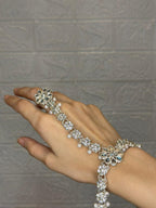 hath phool silver floral