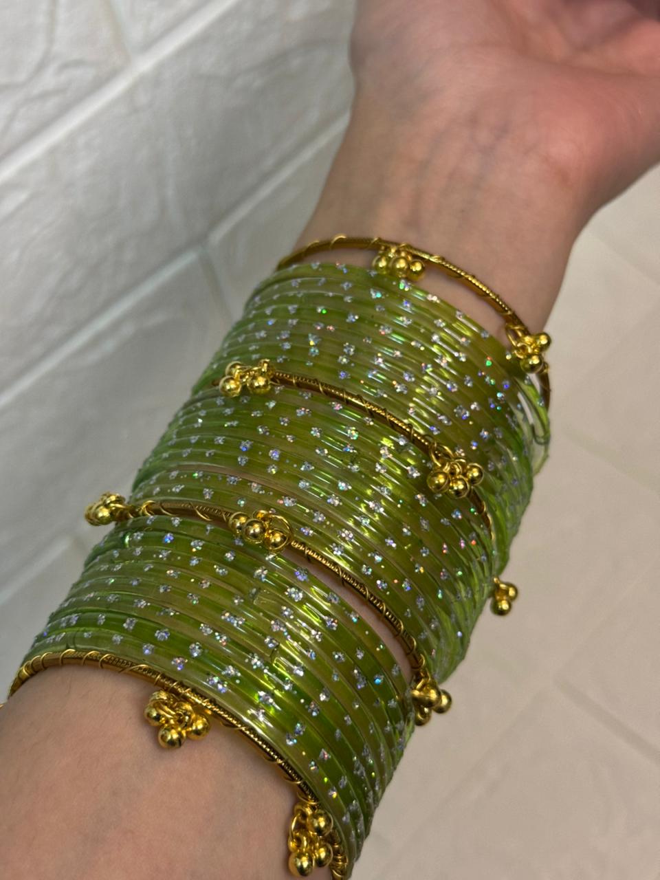ramsha khan bundle green bangles