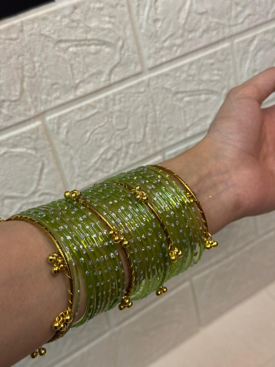 ramsha khan bundle green bangles
