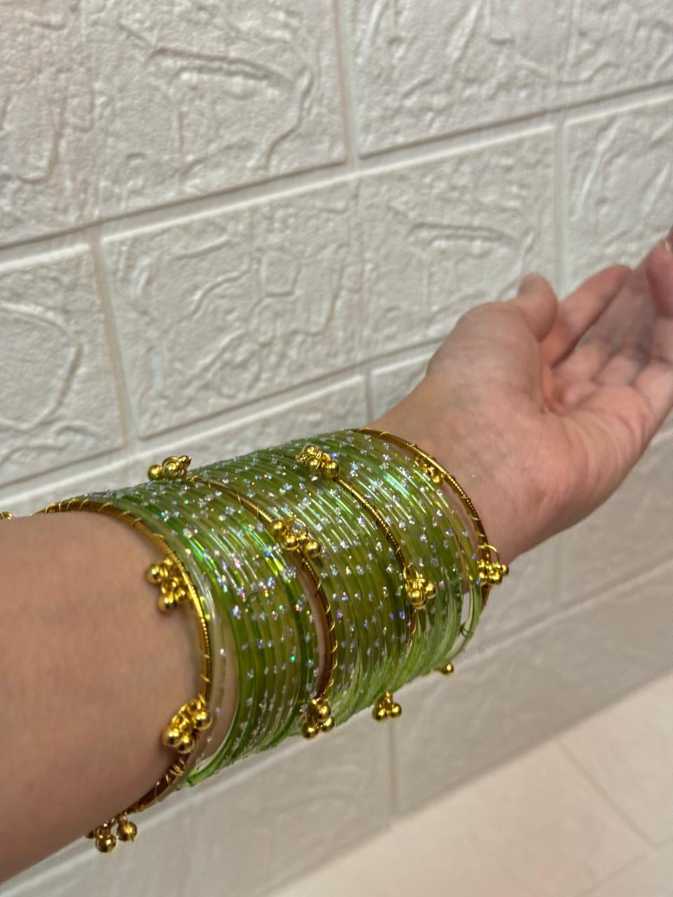 ramsha khan bundle green bangles