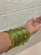 ramsha khan bundle green bangles