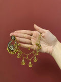 Sultana Earrings with Gold Saharay