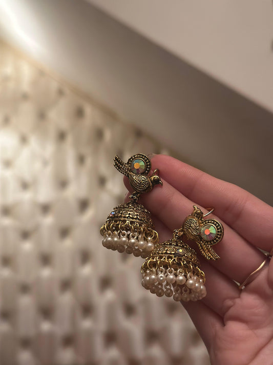 Chiriya Katoori Jhumki (Gold)
