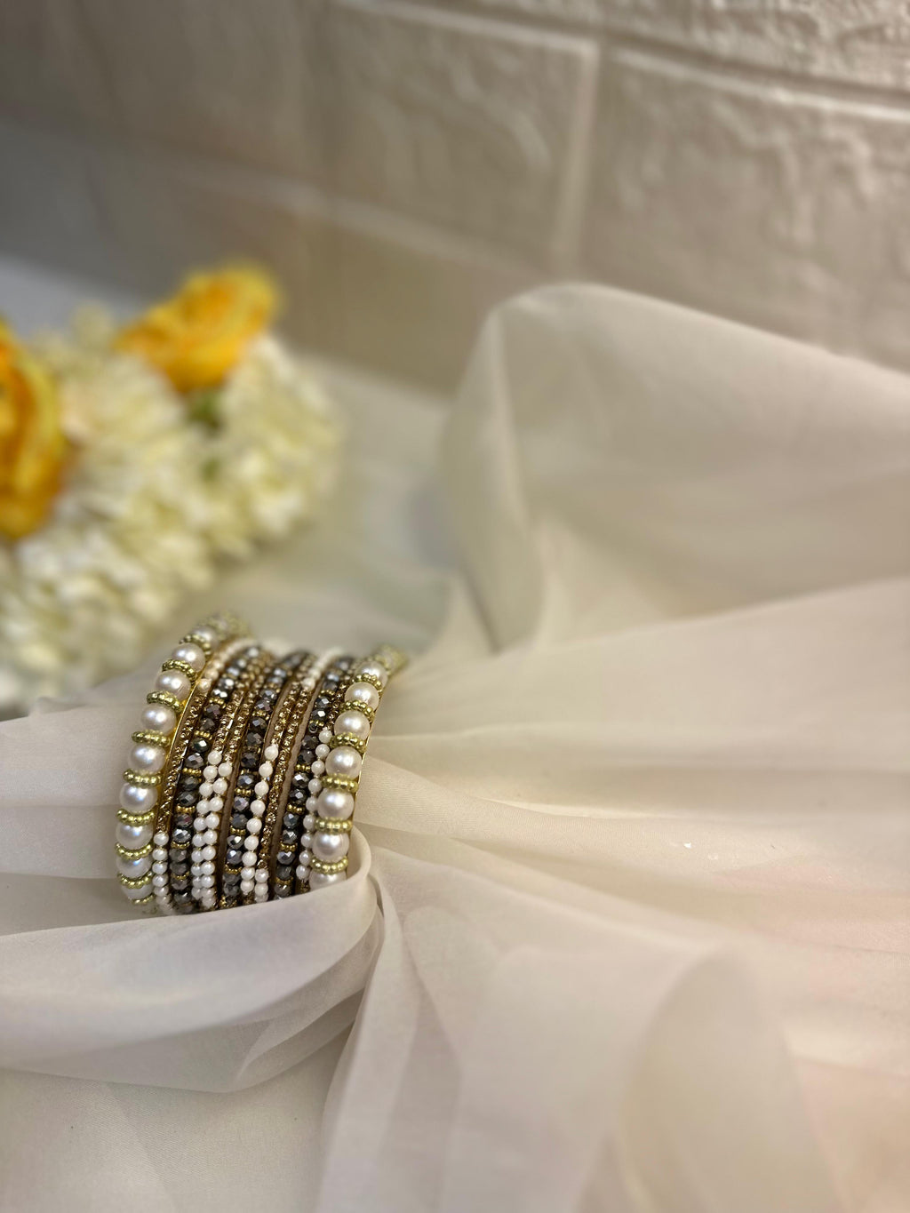 Moti Bangles (Black)