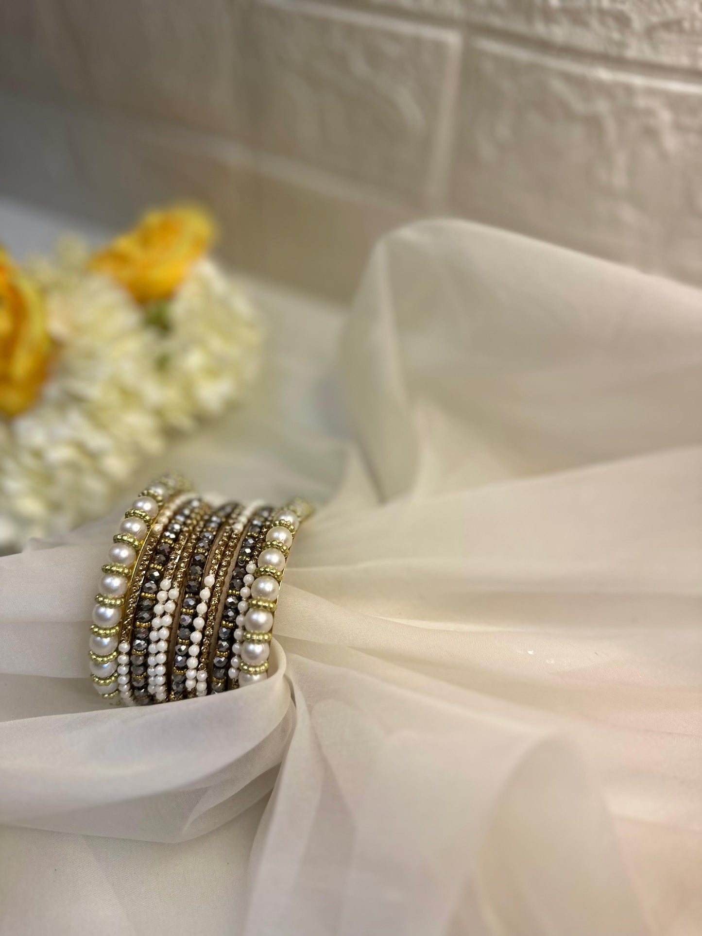 Moti Bangles (Black)