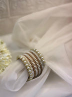Moti Bangles (Peach)