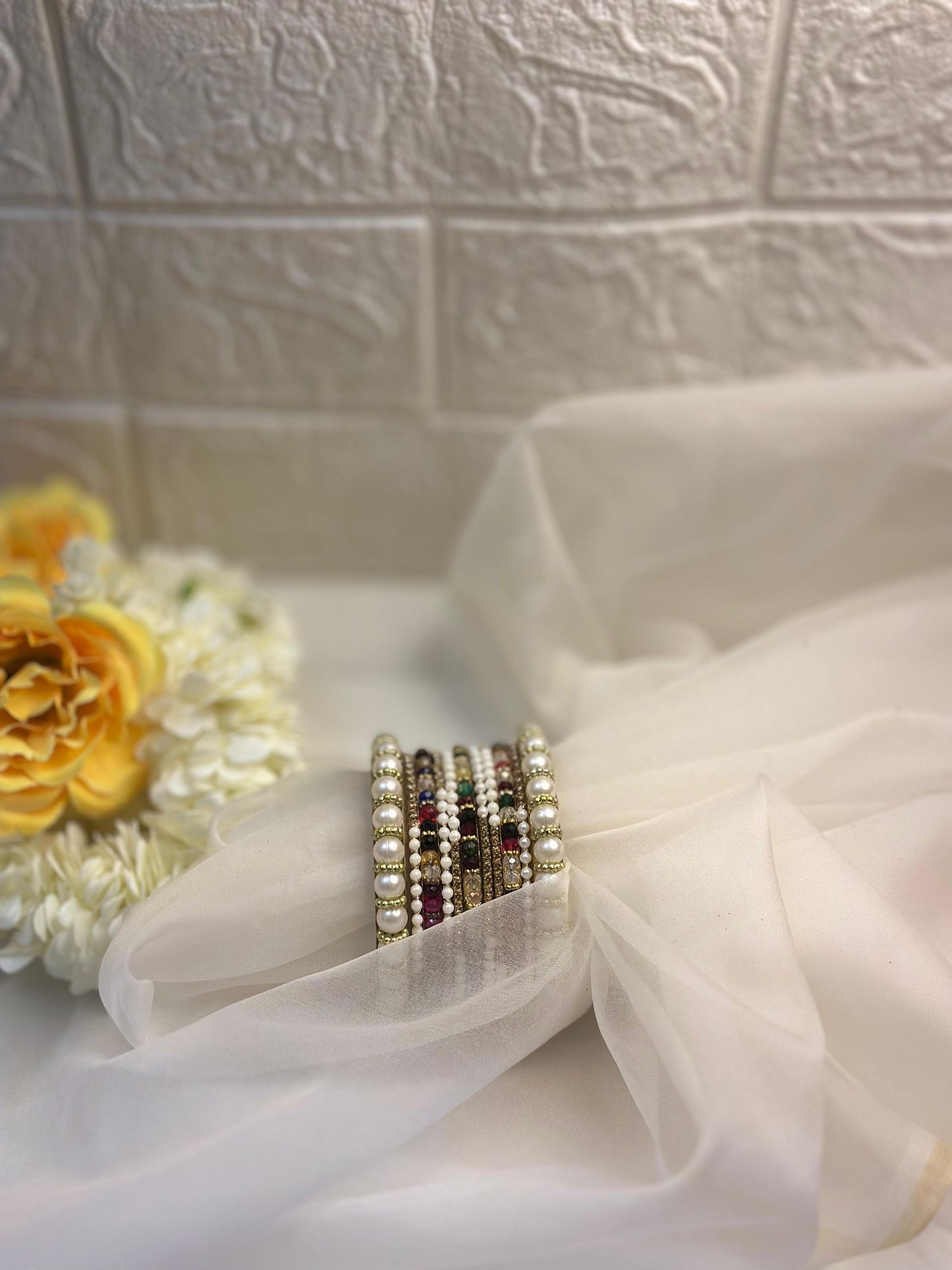 Moti Bangles (Multicolor)