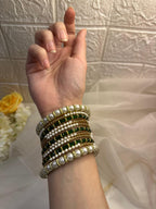 Moti Bangles (Green)