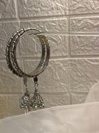 Choti jhumki walay Kaaray (Silver Pair)