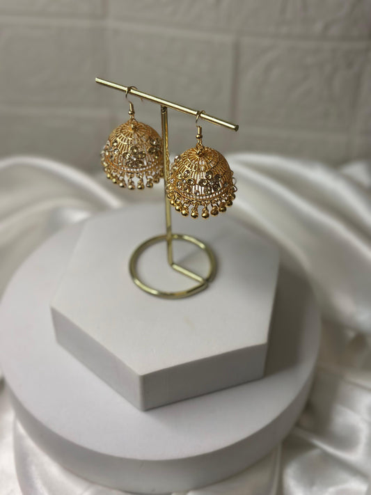 Katoori Jhumki (Gold)