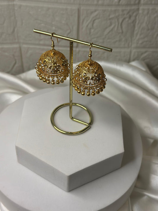 Katoori Jhumki (Gold)