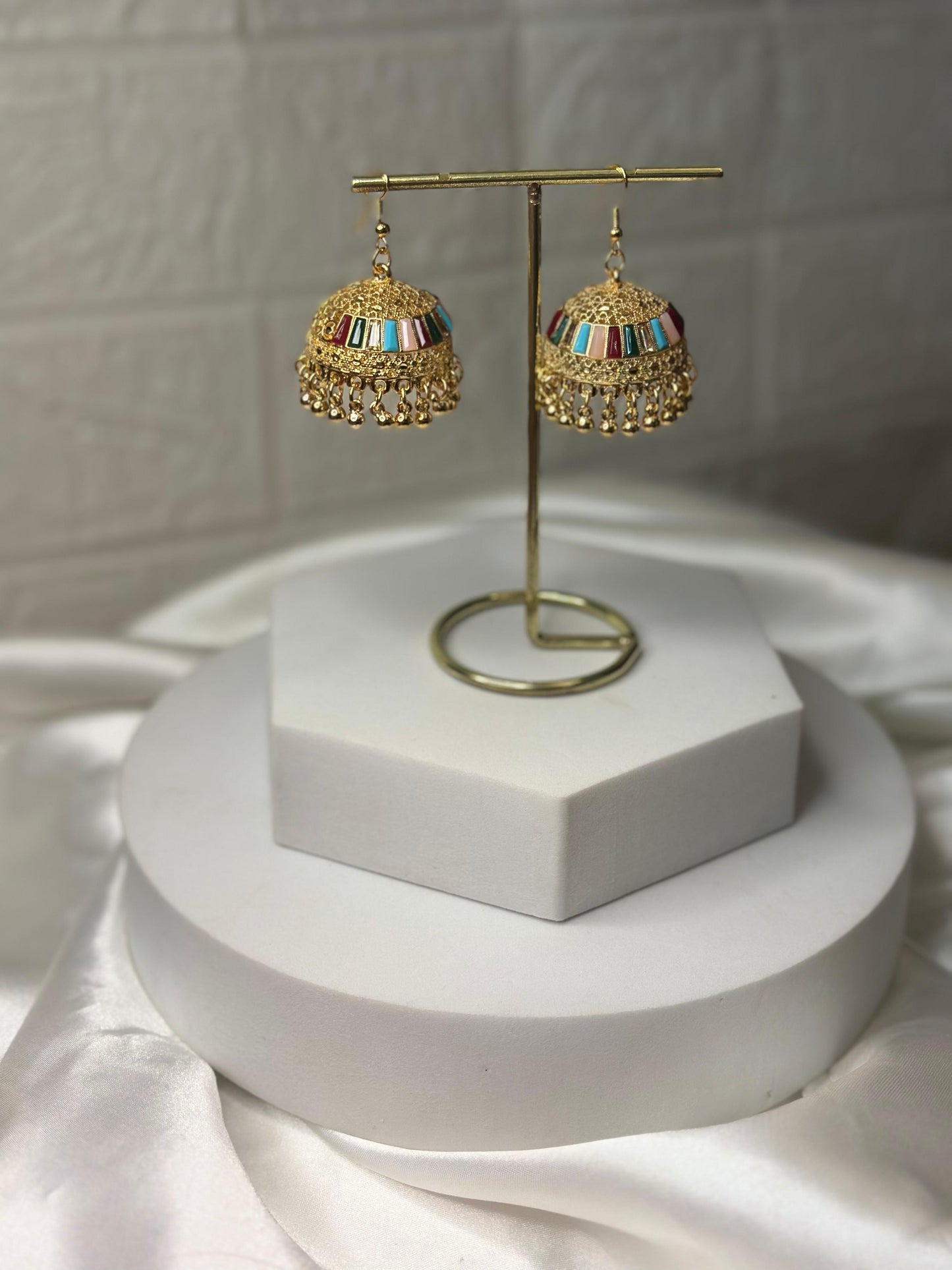Katoori Jhumki (Multi Color)