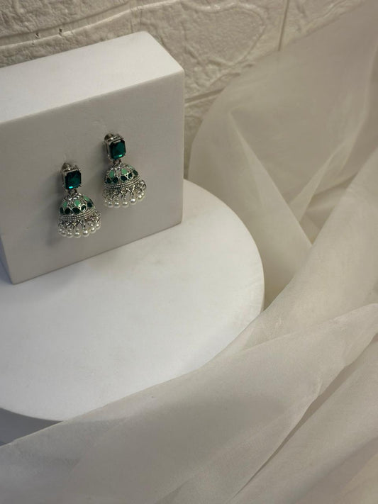 Nayab Jhumki (Emerald)