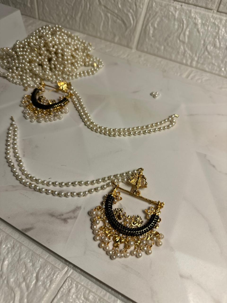 peacock earrings black with saharay