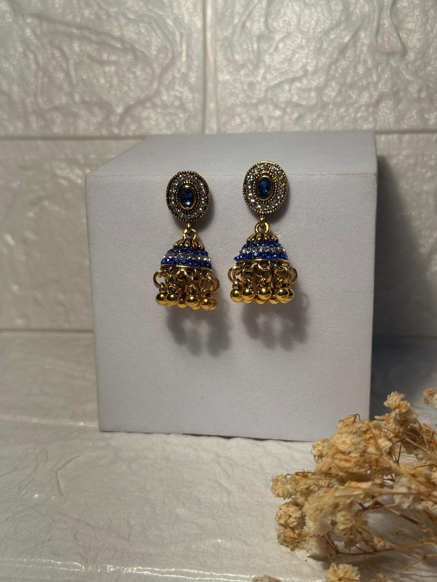 Royal Oval Drops (Navy Blue)
