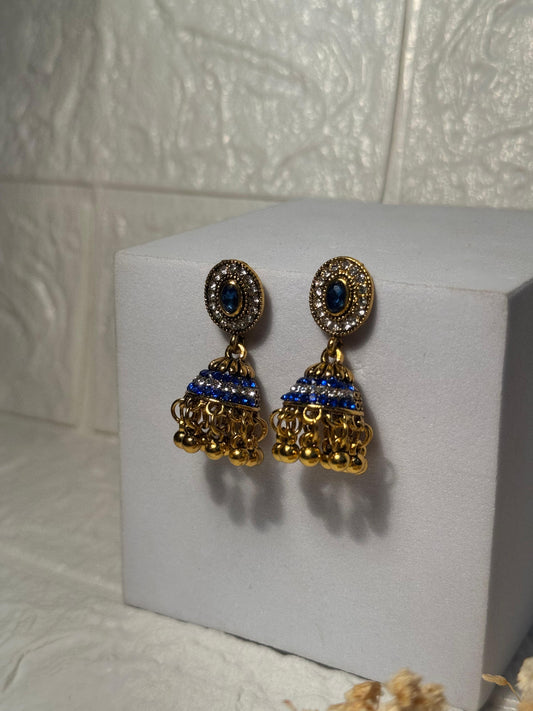 Royal Oval Drops (Navy Blue)