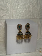 Royal Oval Drops (Gold and Green)