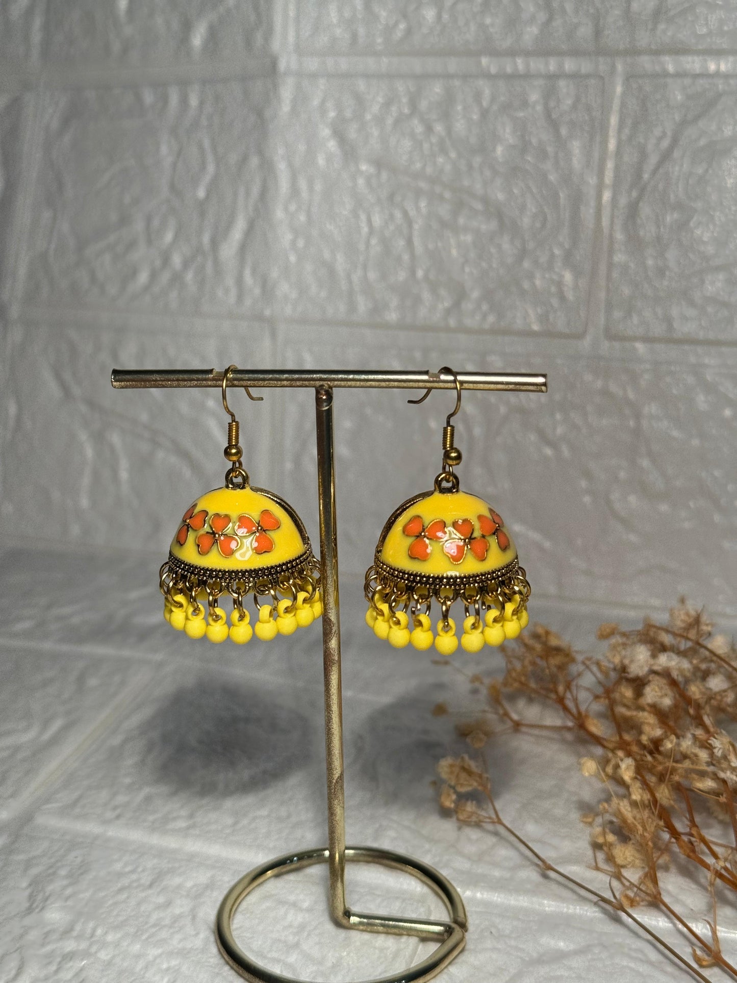 Dil Jhumki (Yellow and Orange)
