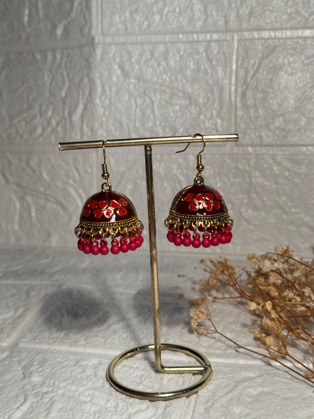 Dil Jhumki (Maroon)