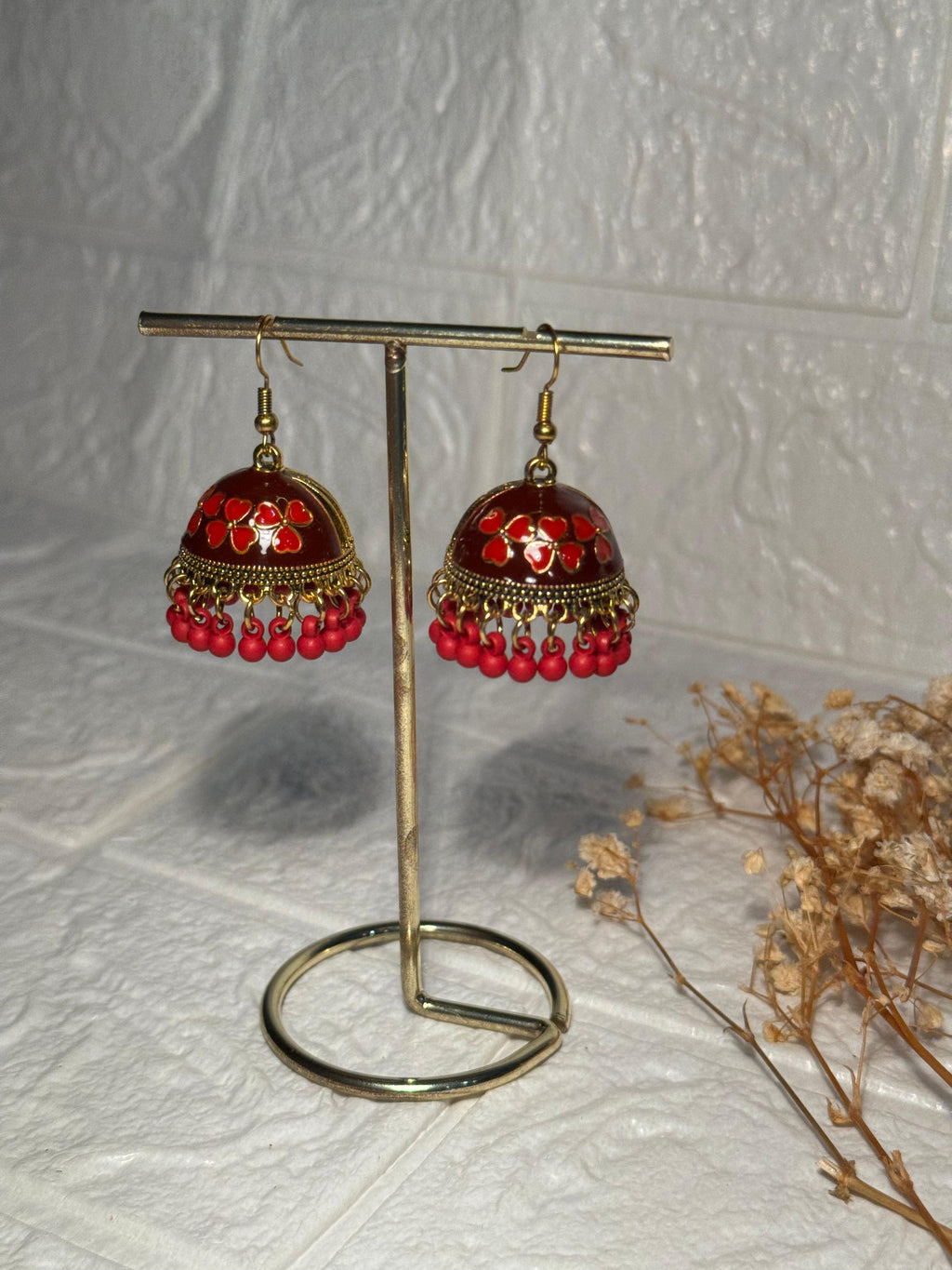 Dil Jhumki (Maroon)