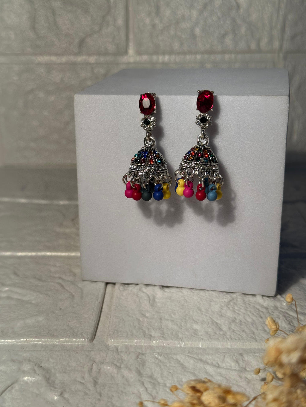 Zanaib Jhumki (Multicolor)