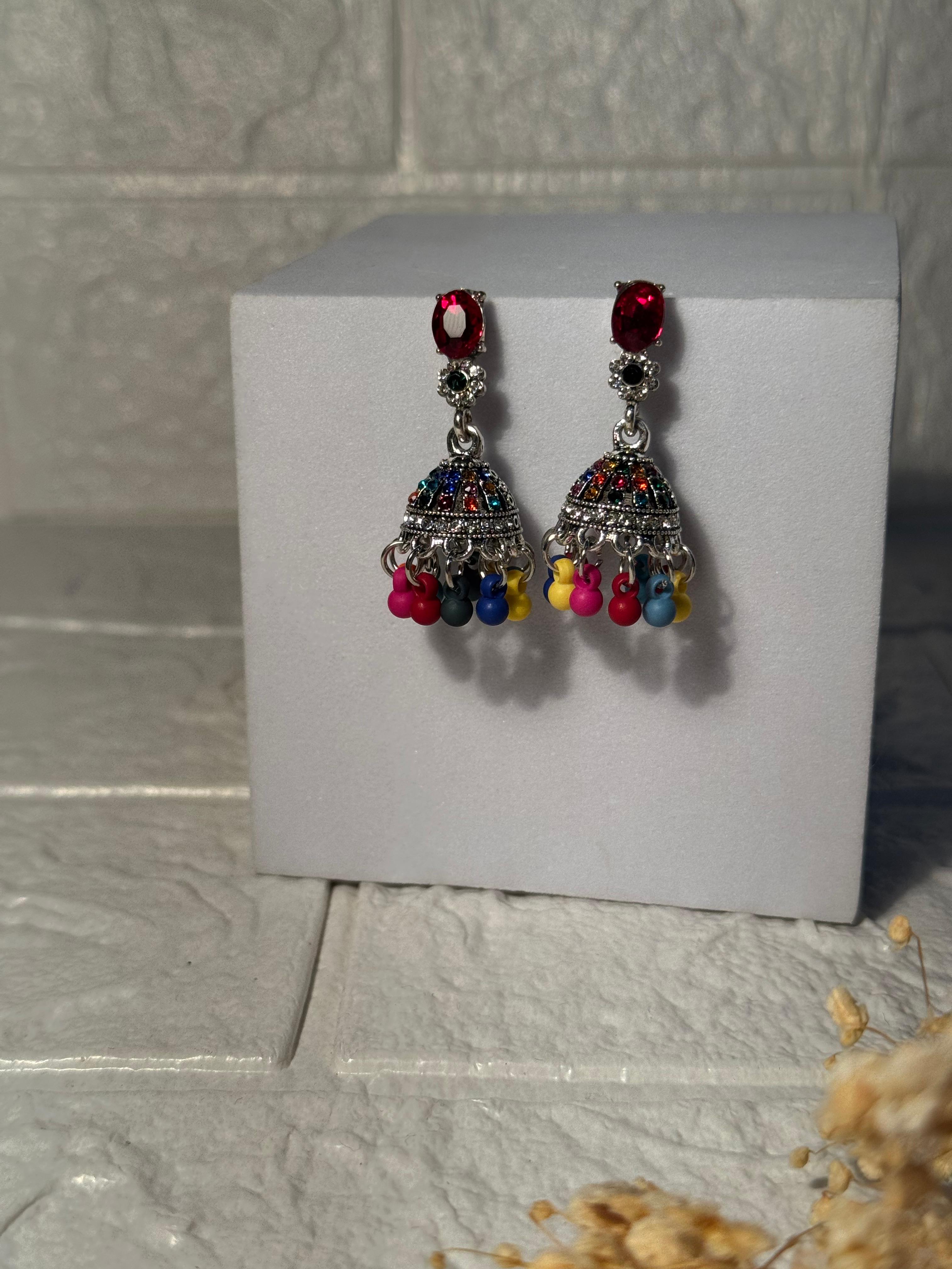 Zanaib Jhumki (Multicolor)