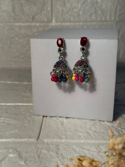 Zanaib Jhumki (Multicolor)