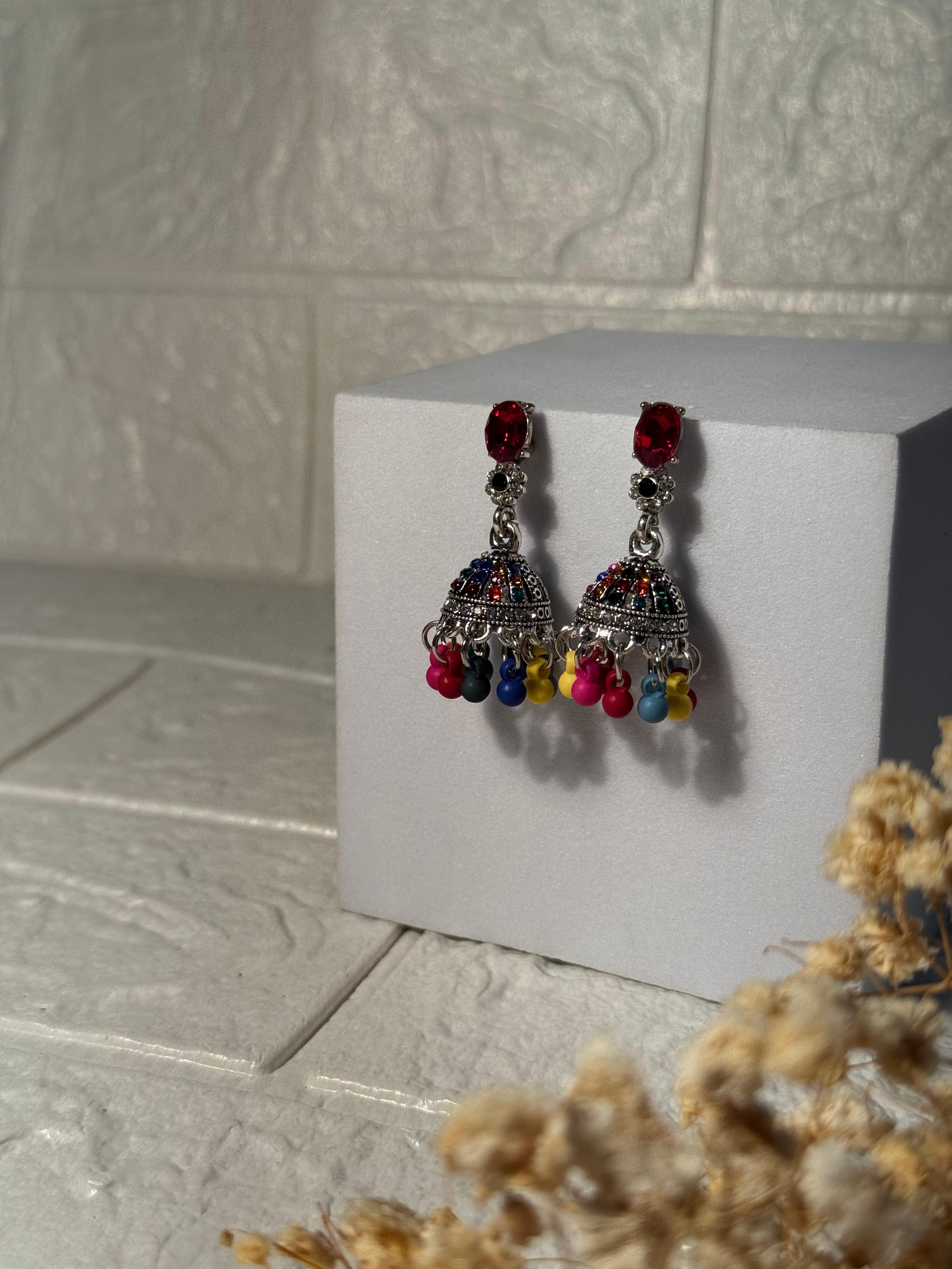 Zanaib Jhumki (Multicolor)