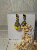 Zanaib Jhumki (Yellow)