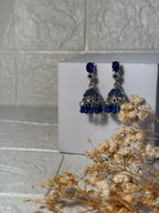 Zanaib Jhumki (Navy Blue)