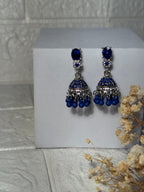 Zanaib Jhumki (Navy Blue)