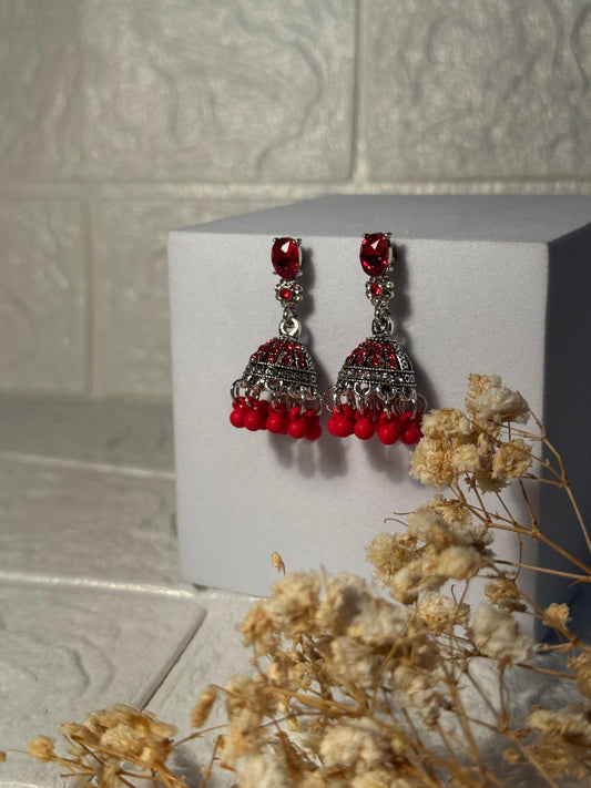 Zanabi Jhumki (Red)
