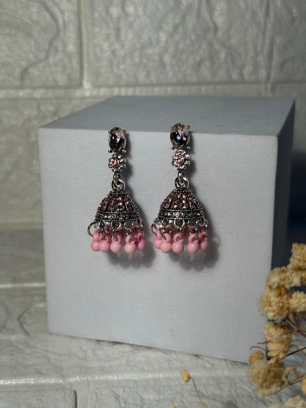 Zanabi Jhumki (Pink)