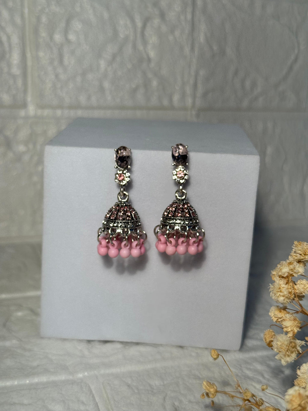 Zanabi Jhumki (Pink)