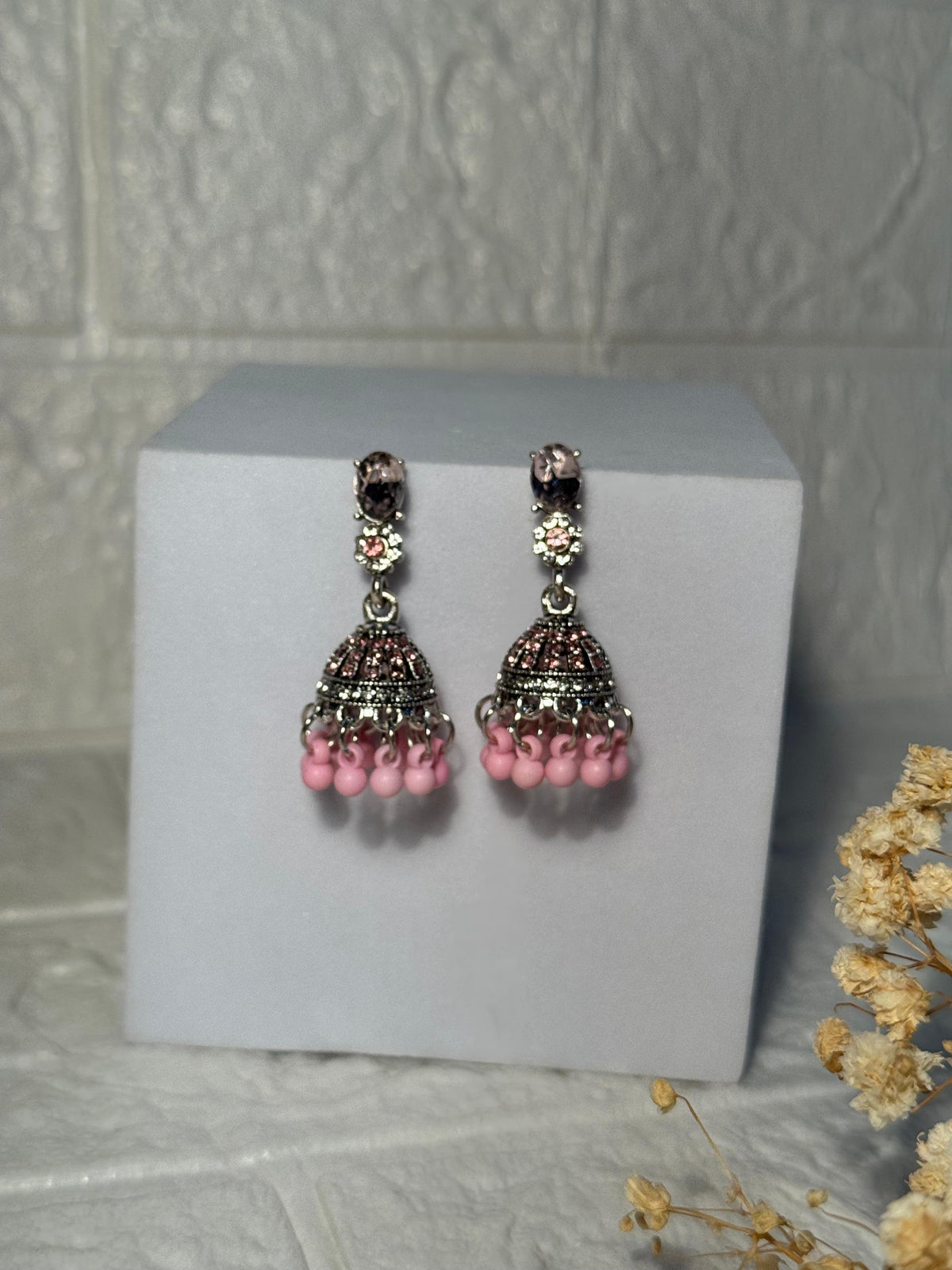 Zanabi Jhumki (Pink)