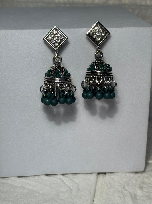 Chakoor Jhumkay (Green)
