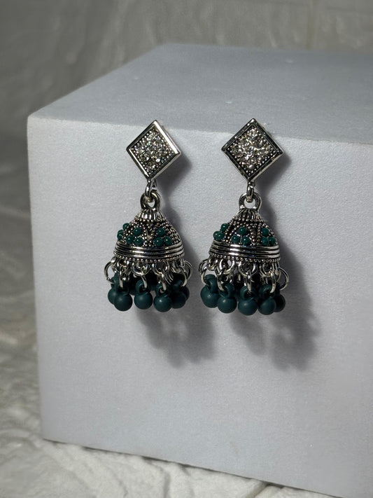 Chakoor Jhumkay (Green)