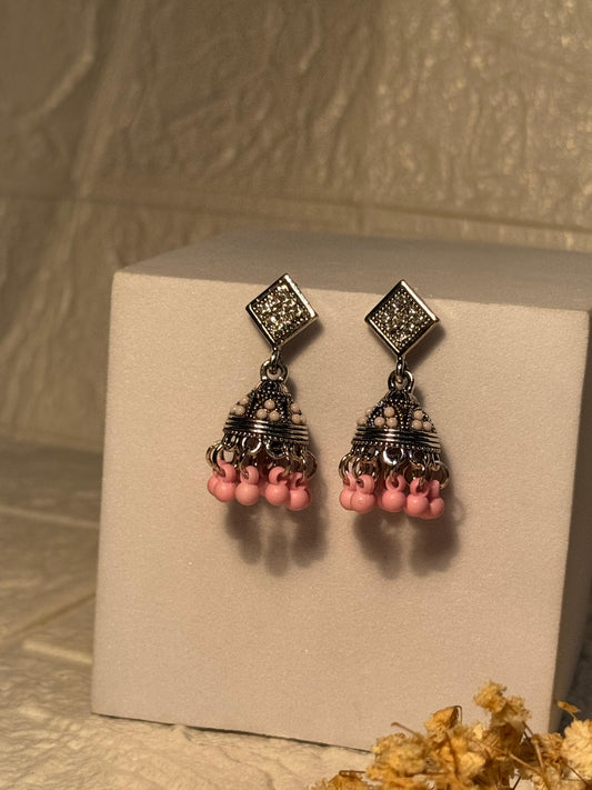 Chakoor Jhumkay (Pink)