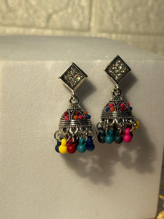 Chakoor Jhumkay (Multicolor)