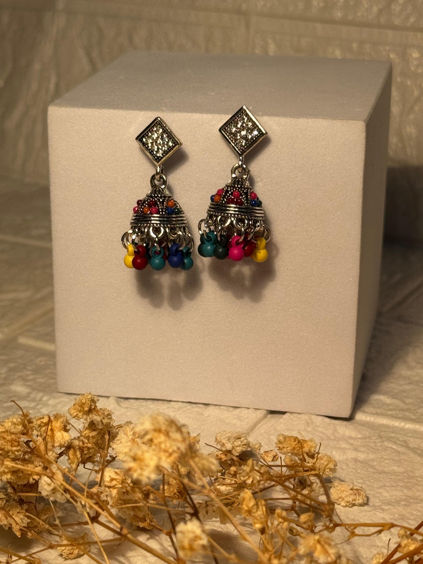 Chakoor Jhumkay (Multicolor)