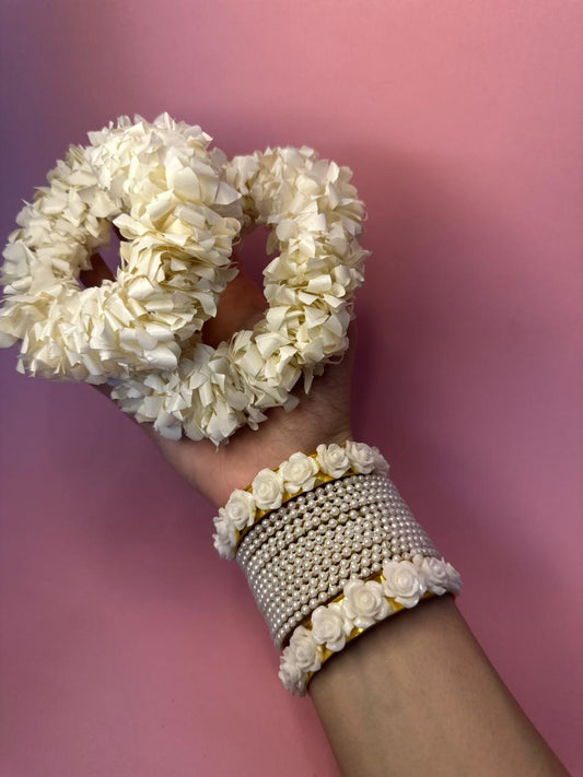phool and pearl bangle