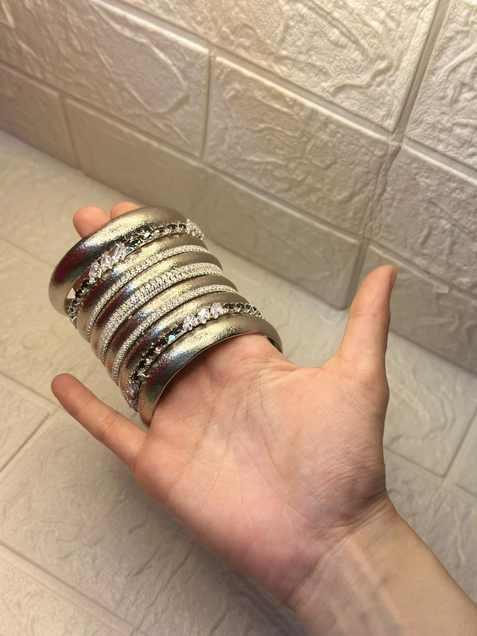 bedazzled bangle set bundle