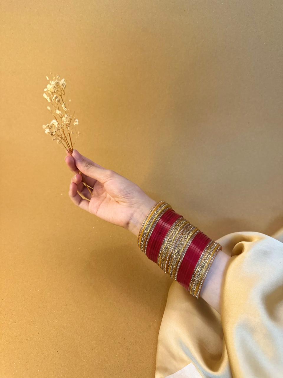 Indian bangle - pooja set