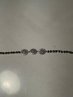 Trio floral bracelet silver