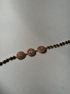 Trio floral bracelet gold