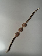 Trio floral bracelet gold