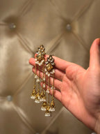 Jahan Ara Earrings- Gold (aara collection)